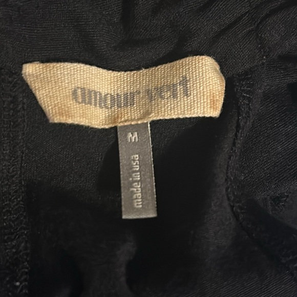 Amour Vert top size M black NWOT - Picture 5 of 6